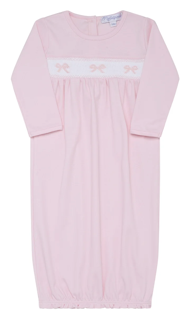 Bow Smocked Gown