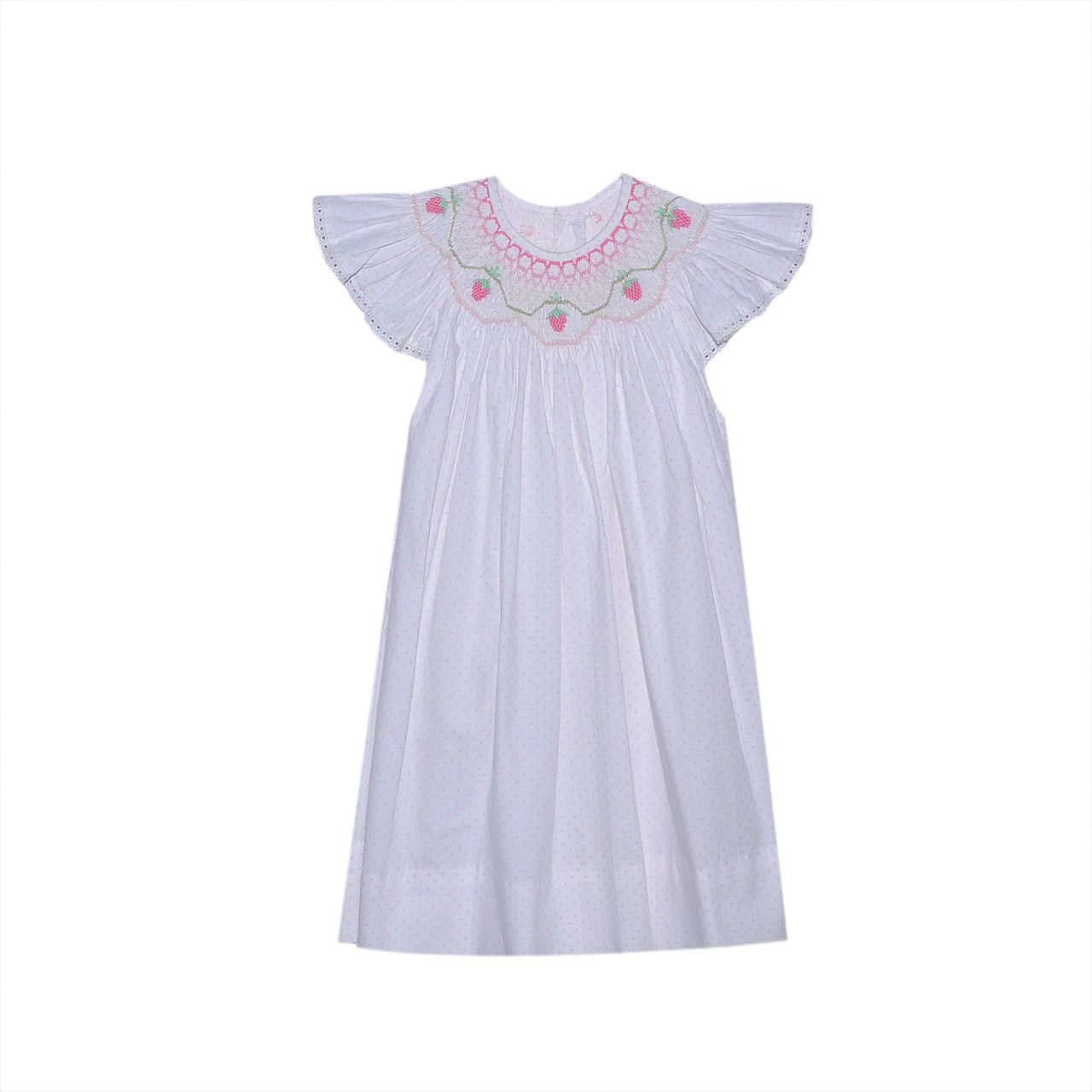 Strawberries Angel Bishop Dress