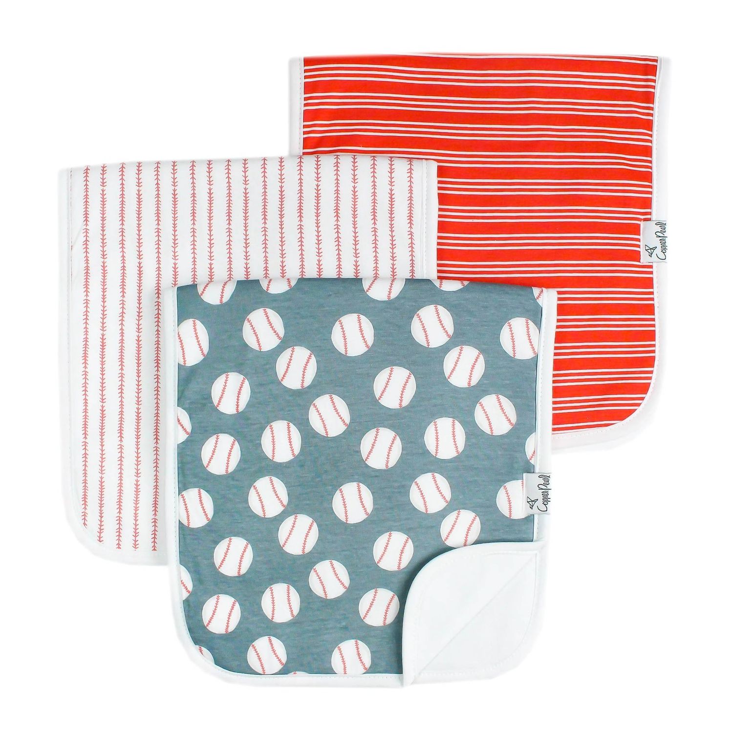 Slugger Burp Cloths