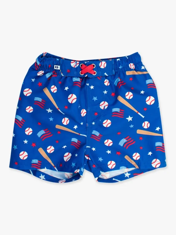 Play Ball Swim Trunks