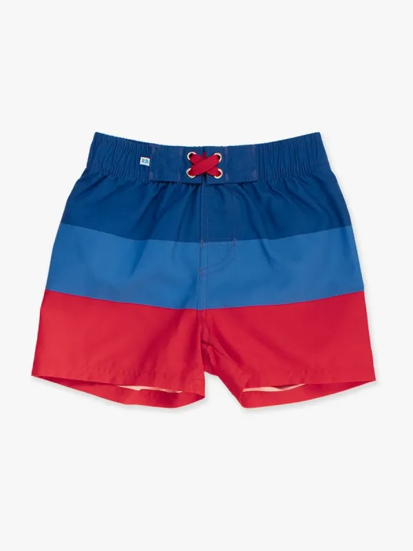 Liberty Color Block Swim Trunks