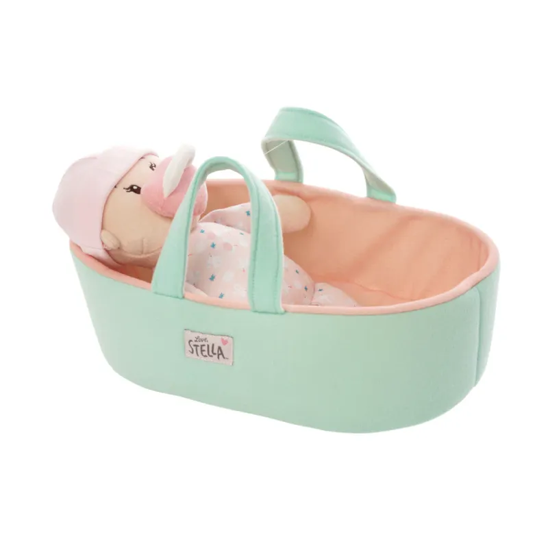 My First Doll Peach & Bassinet