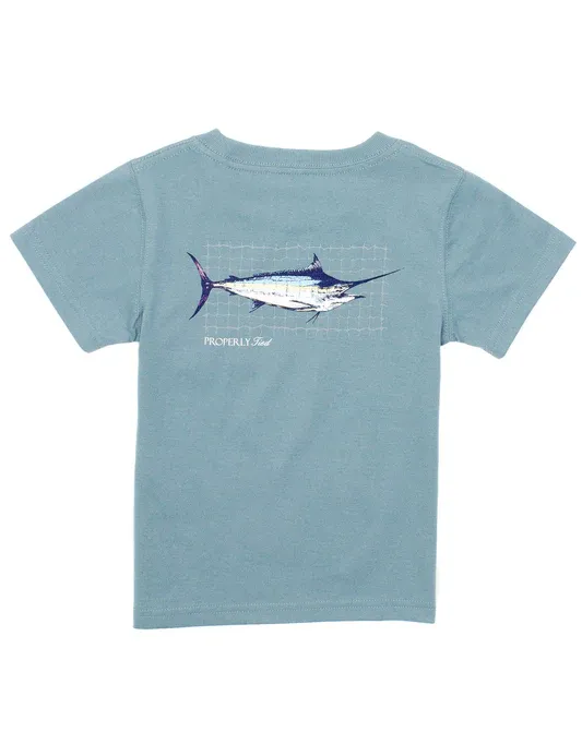 Steel Blue Swordfish Short Sleeve