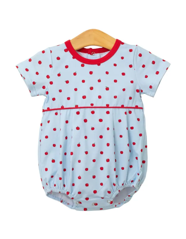 Blue Apple Print Bubble