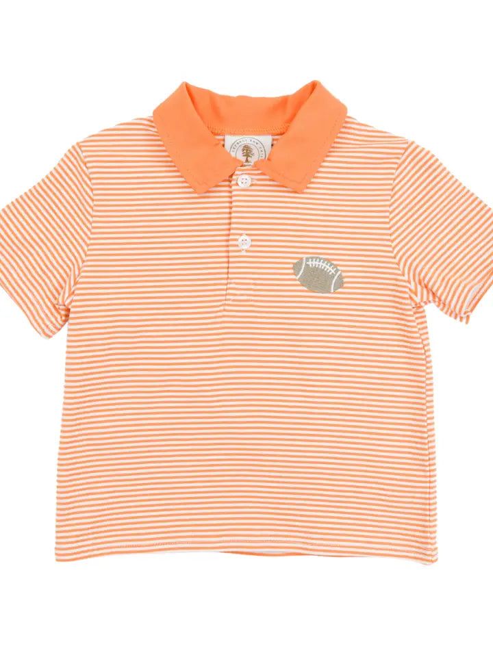 Orange Stripe Tailgate Polo