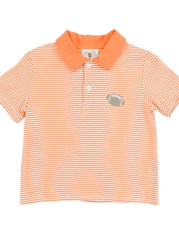 Orange Stripe Tailgate Polo
