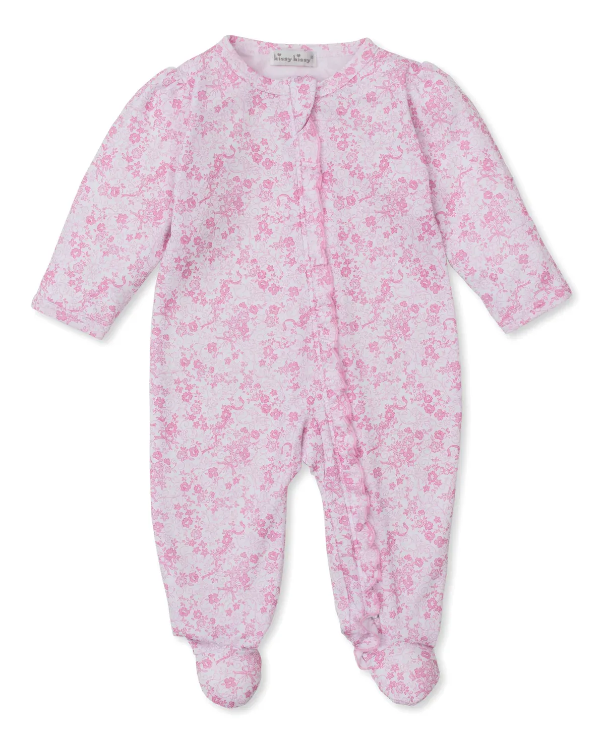 Old English Roses Pink Footie