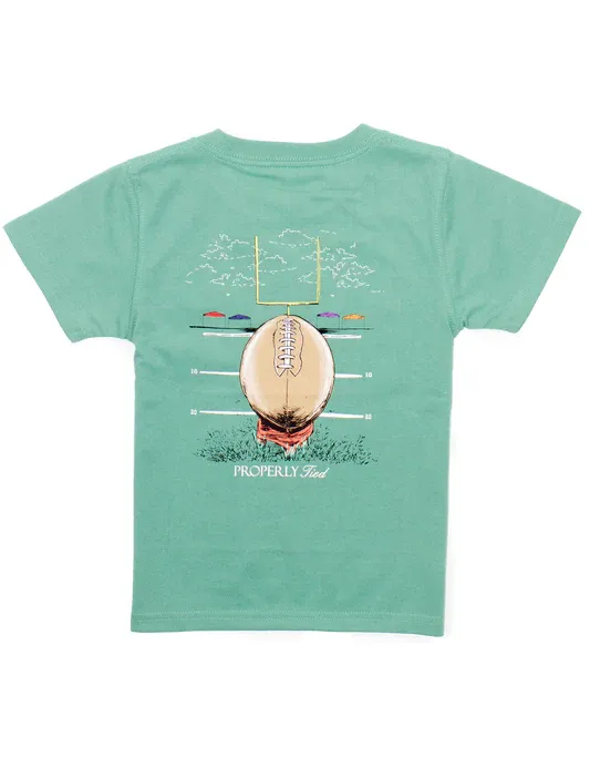 Boys Field Goal Short Sleeve Ivy