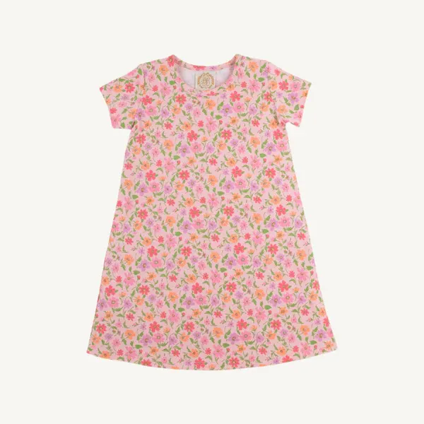 Grand Cayman Gardens Short Sleeve Polly Play Dress