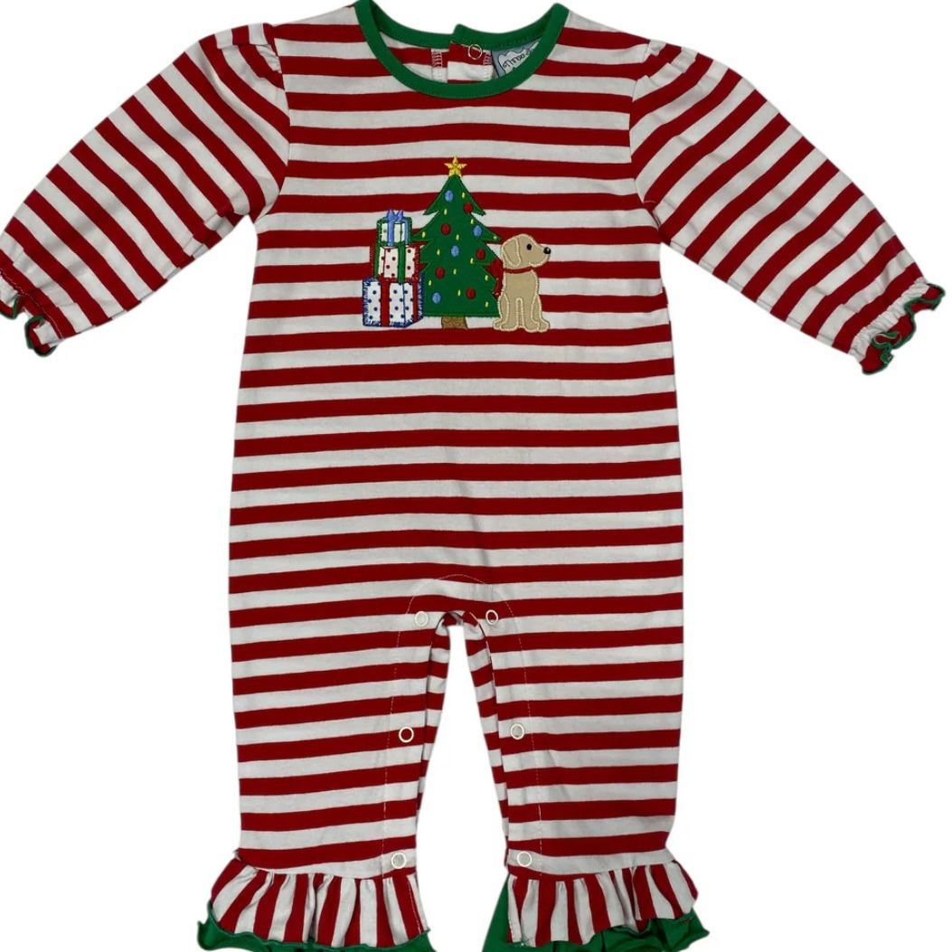 Christmas Morning Girls Romper