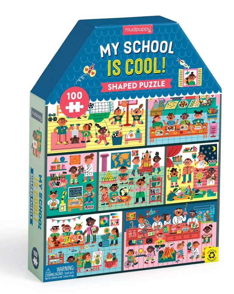 My School is Cool! 100 Piece House Shaped Puzzle