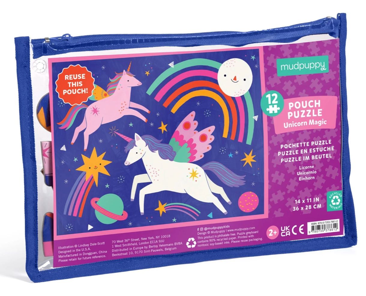 Unicorn Magic 12-Piece Pouch Puzzle