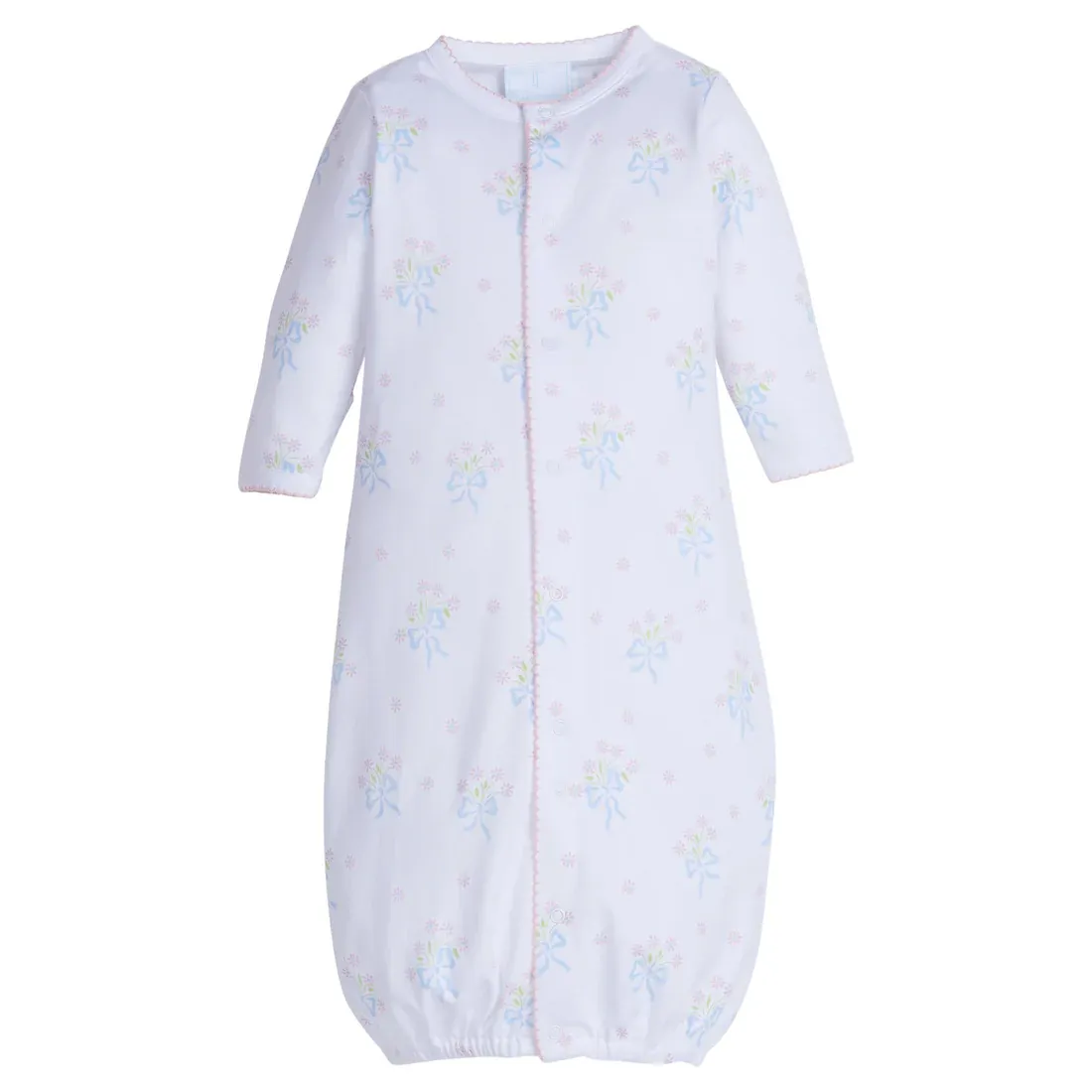 Blue Bow Converter Gown