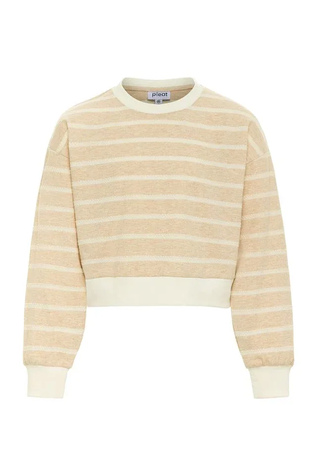 Almond Striped Natalie Top