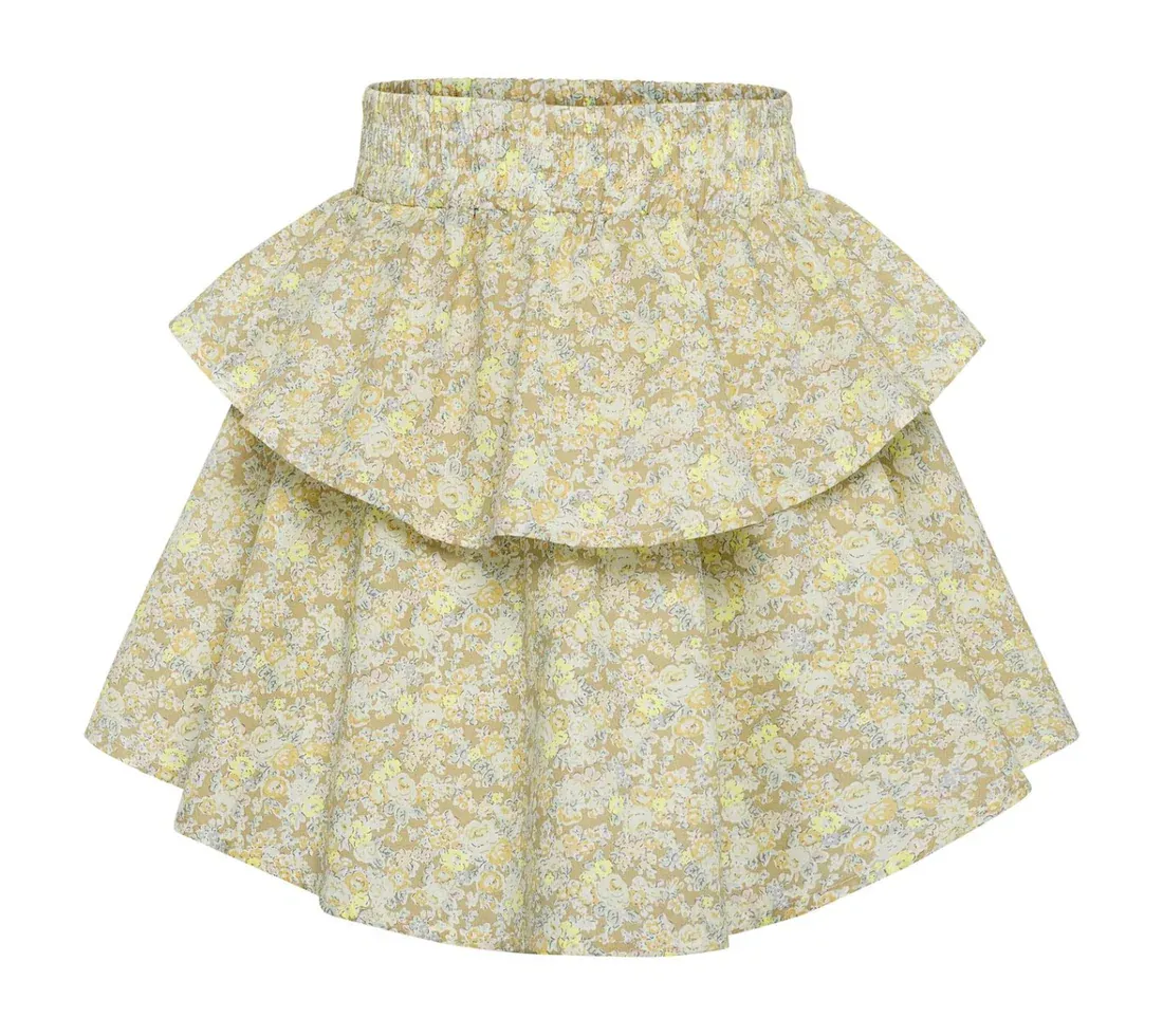 Icy Floral Parker Skirt