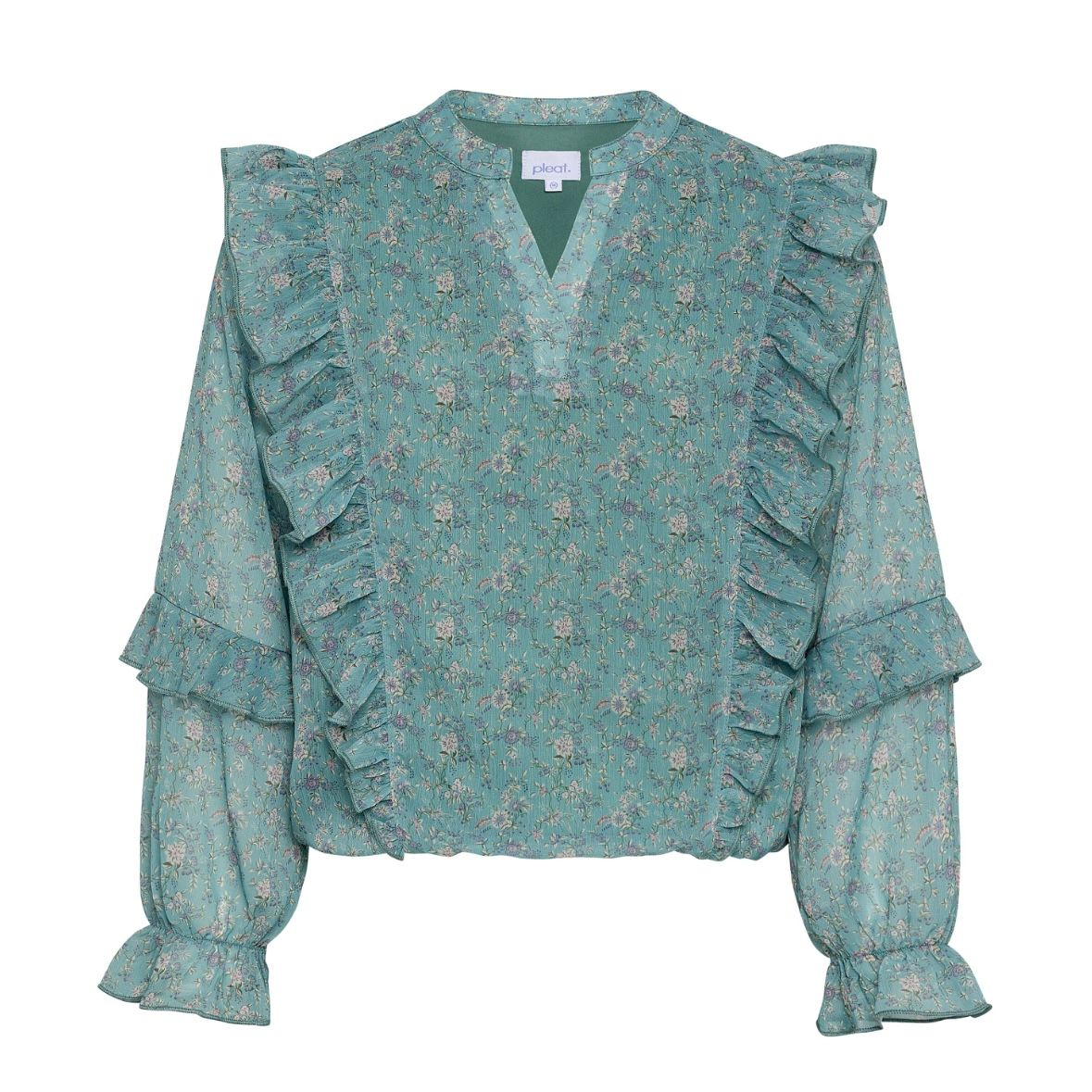 Whimsy Teal Katie Top