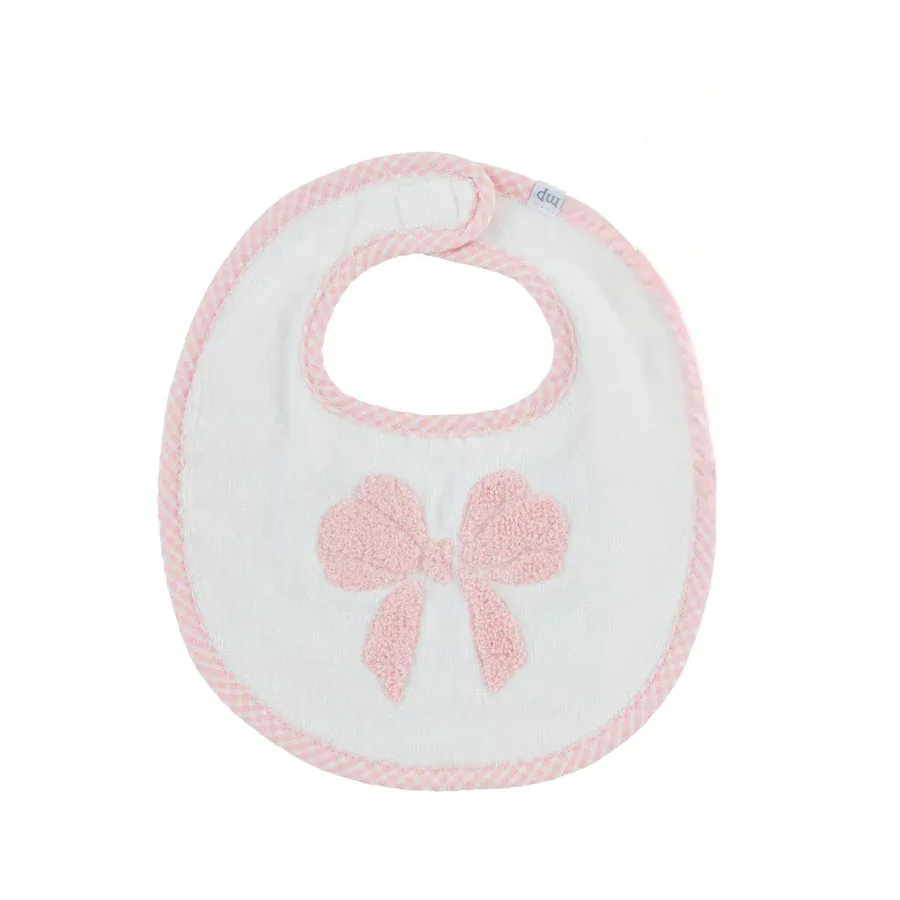 Pink Boucle Bib