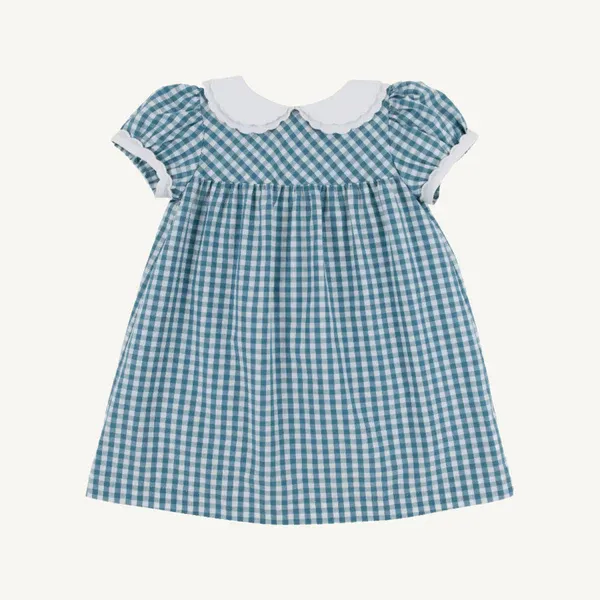 Barnsley Blue Gingham Holly Day Dress