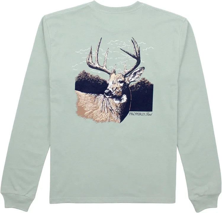 Boys Buck Long Sleeve Sage