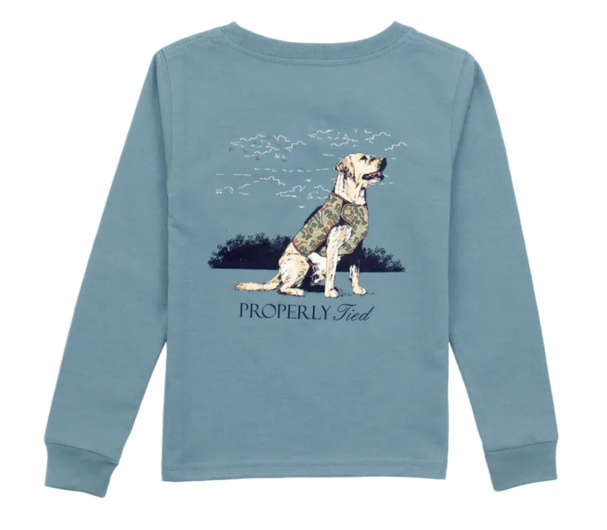 Boys Good Boy Long Sleeve Steel Blue