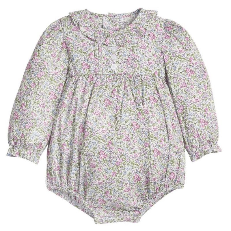 Pleated Caroline Bubble in Lavender Gables Floral