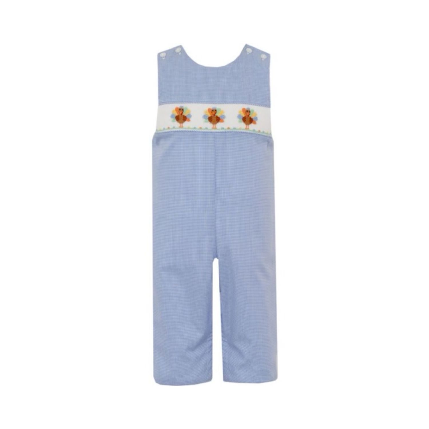 Turkey Boys Blue Gingham Boys Jon Jon