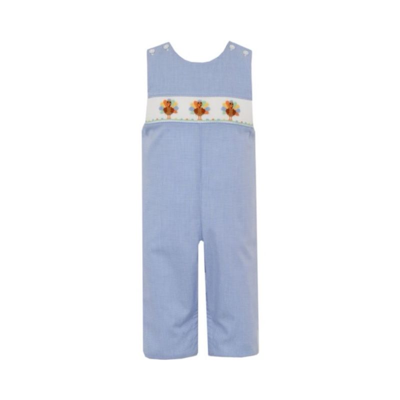 Turkey Boys Blue Gingham Boys Jon Jon