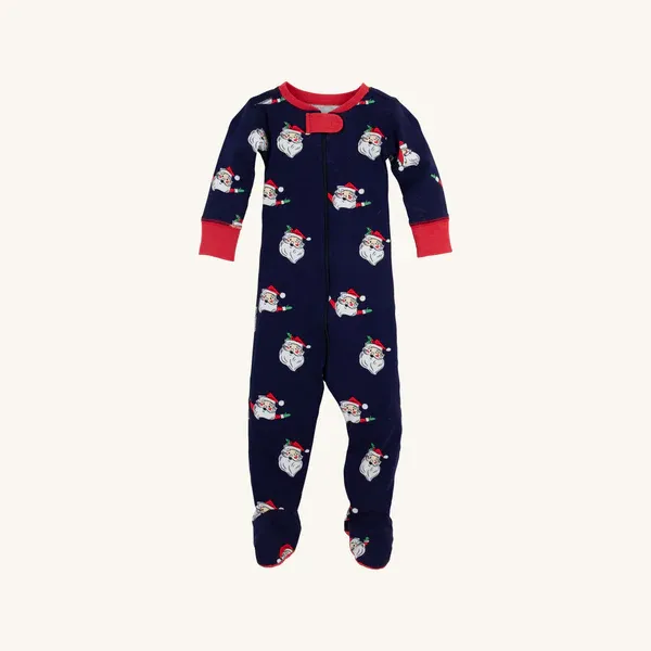 Jolly Old Saint Nick Knox's Night Night Footed PJ