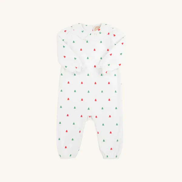 Thomas Point Tree Farm Long Sleeve Ramona Ruffle Romper