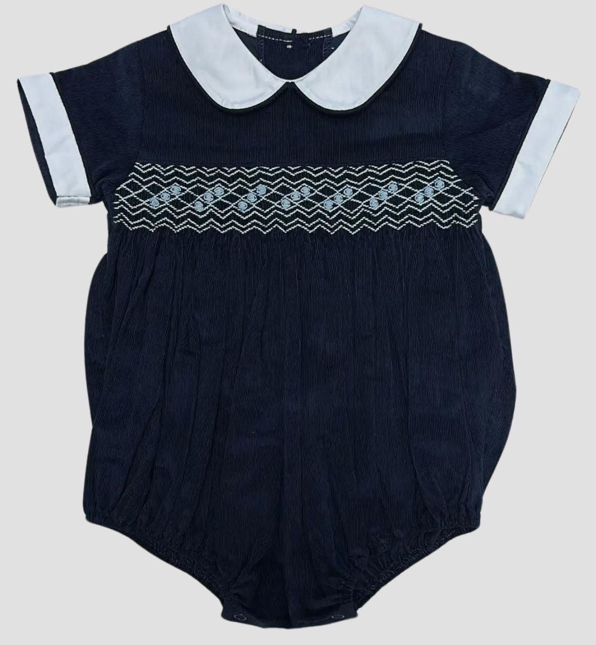 London Hand Smocked Boys Bubble