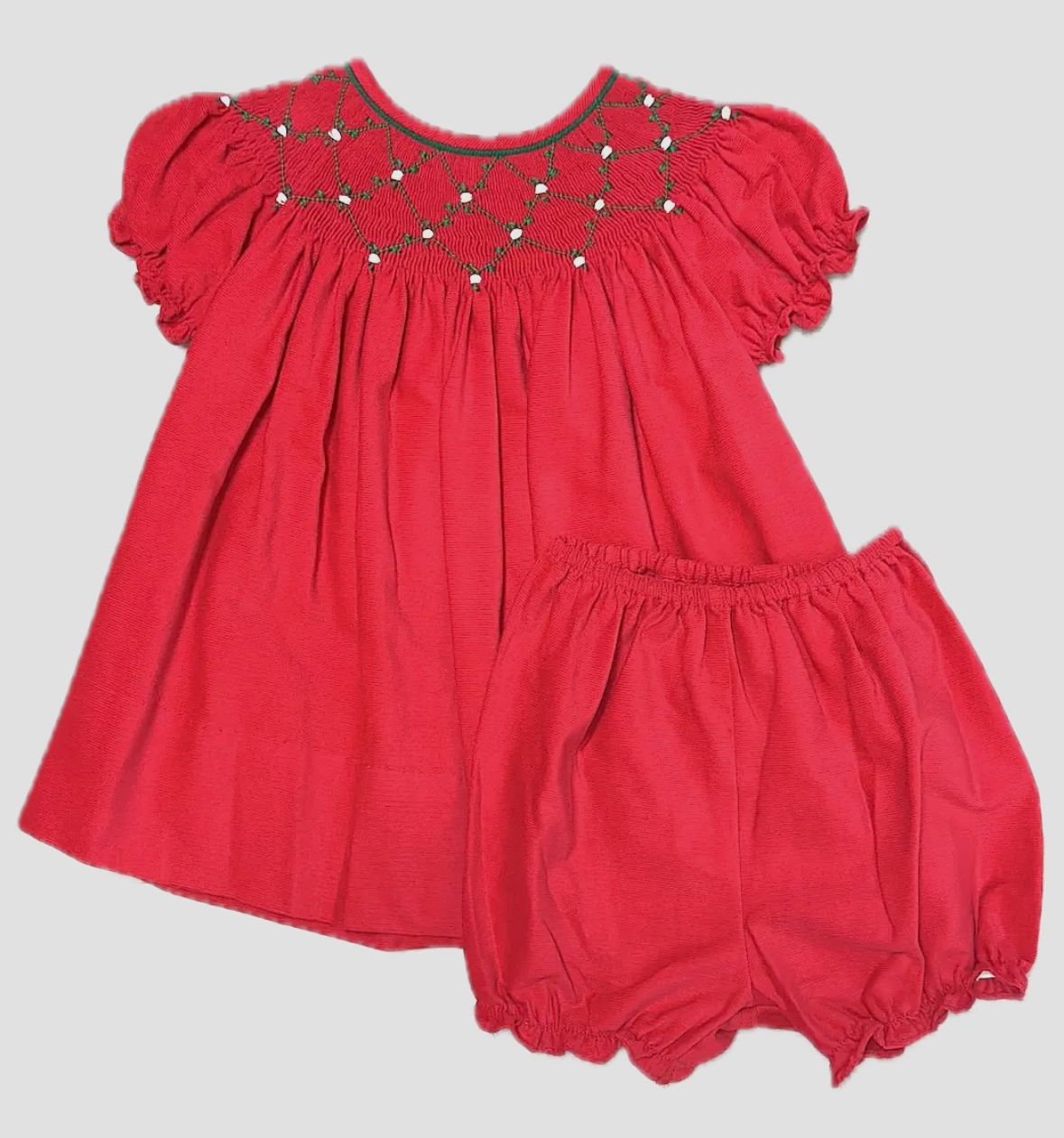 Christmas Classic Red Corduroy Bishop