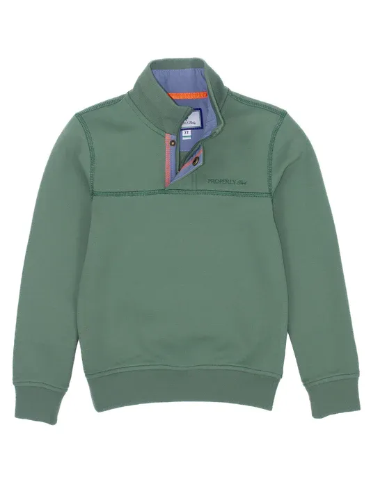 Olive Boys Kennedy Pullover