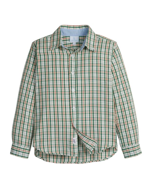 Button Down Shirt in Mistletoe Tartan