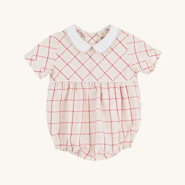 Bradford Bubble in Oak Park Plaid/Worth Avenue White
