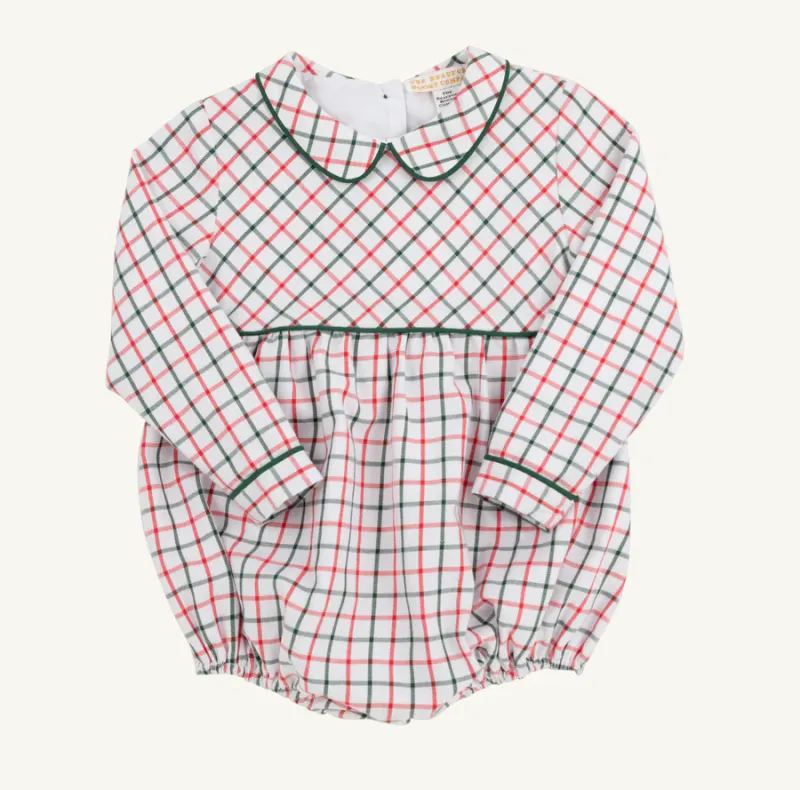 Long Sleeve Bradford Bubble in Old Town Tattersall/Grier Green