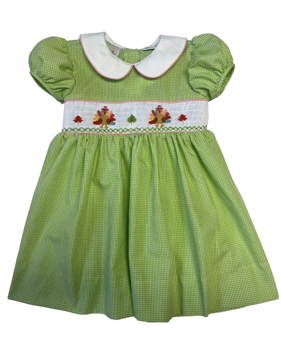 Rose Turkey Smocked Waist Dress