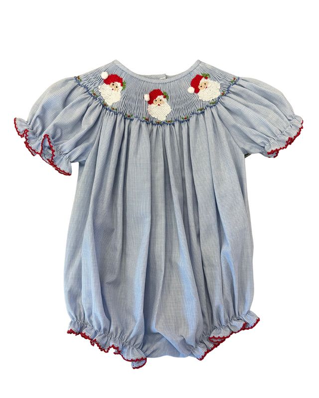 Santa Claus Smocked Bishop Bubble
