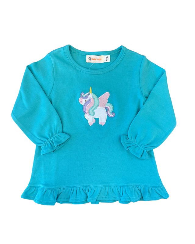 Unicorn Ruffle Swing Top