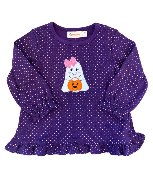 Halloween Bucket Ruffle T-Shirt