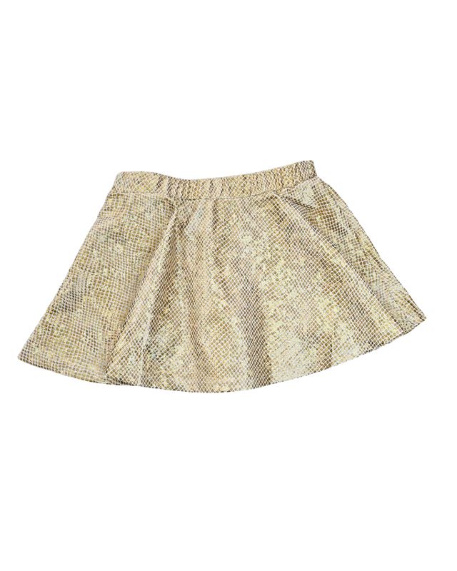 Metallic Gold Skirt