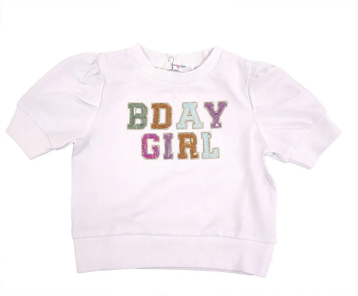 Birthday Puff Sleeve Shirt