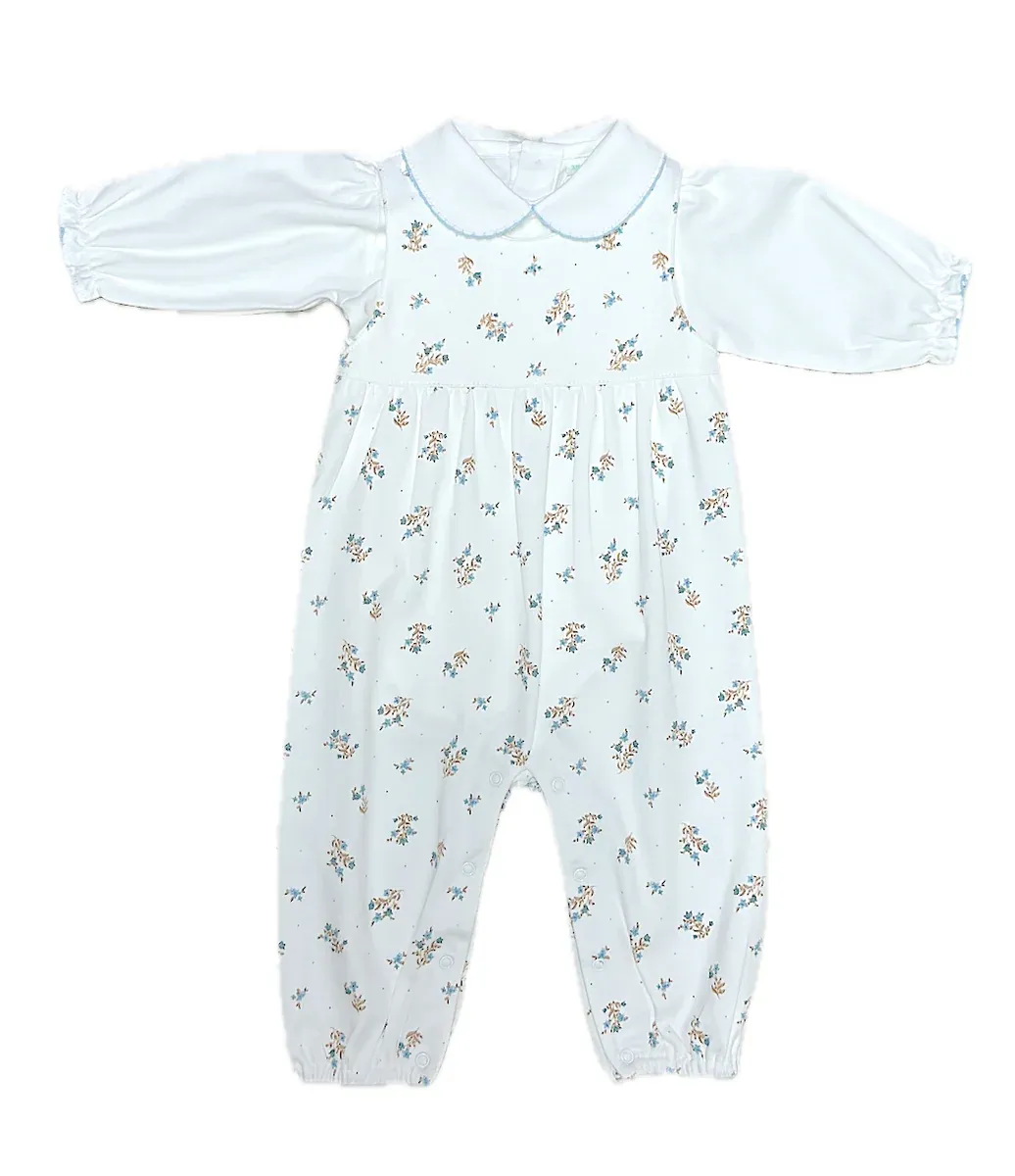 Dainty Blue Flowers Romper