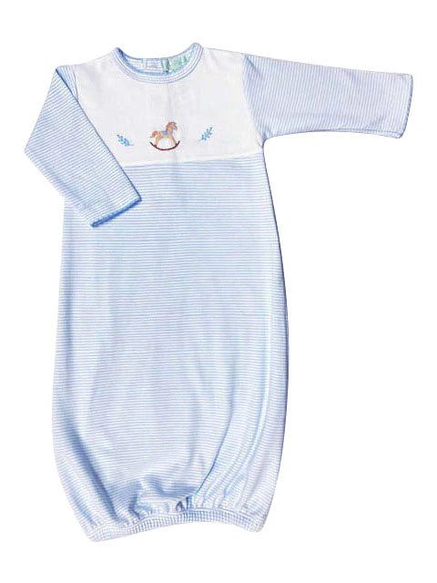 Rocking Horse Baby Boy Daygown