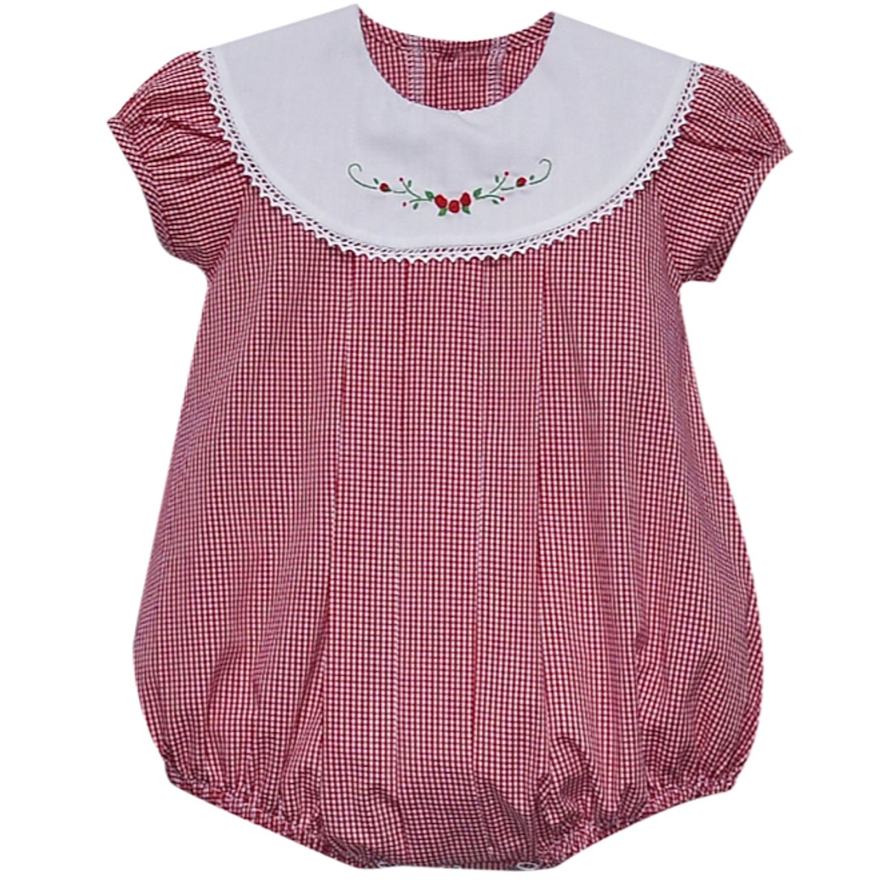 Bailey Girl Flower Smocked Bubble