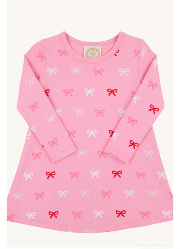 Long Sleeve Polly Play Dress Bitty Bows