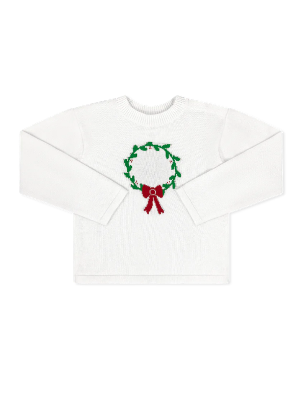 Cozy Up Sweater with Wreath