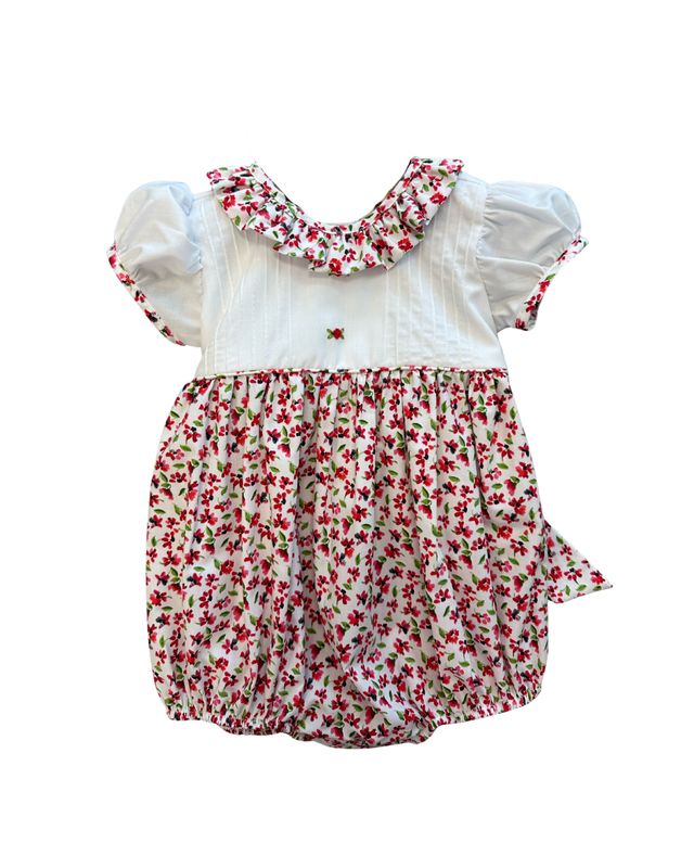 Rosie Red Floral Christmas Bubble