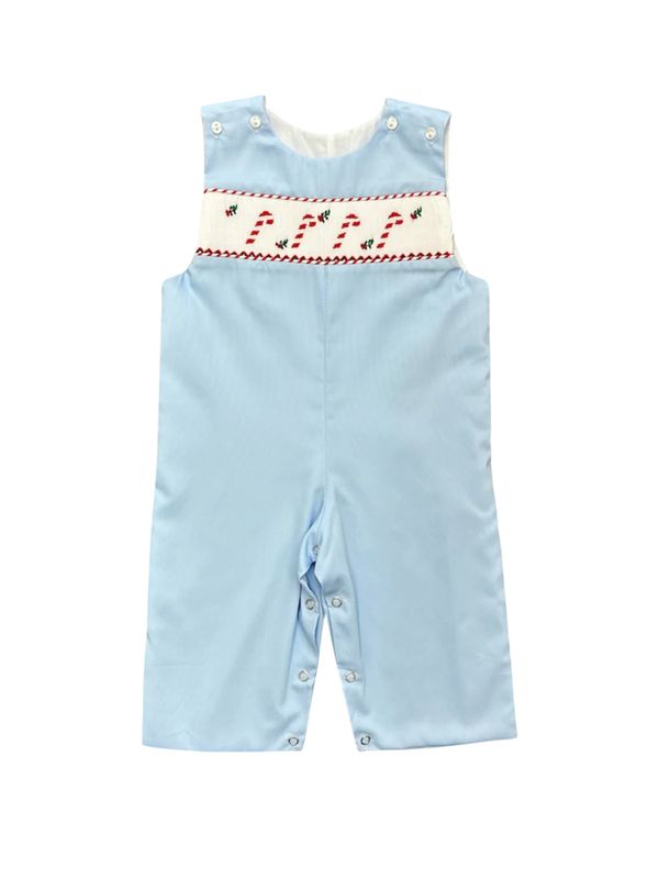 Candy Cane Smocked Longall