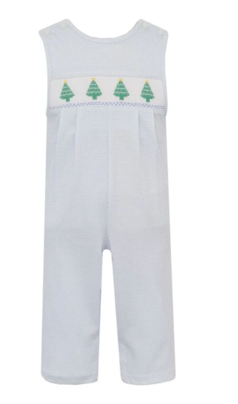 Boys Smocked Christmas Tree Longall