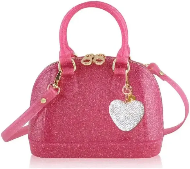 Cate Hot Pink Sparkle Purse